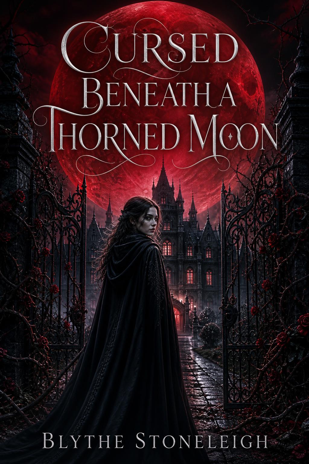 Cover of Cursed Beneath a Thorned Moon